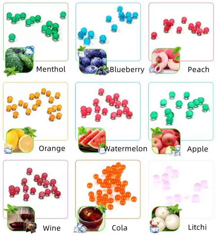fruit flavor capsule beads for cigarettes
